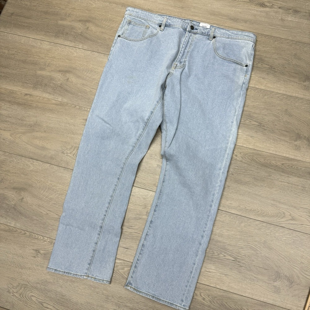 Katin‎ Jacob's Slim Straight Light Wash Blue Denim Jeans Men's Sz 40 Casual